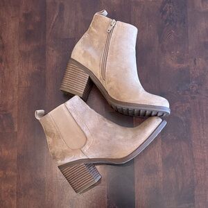 Sonoma Taupe Ankle Booties